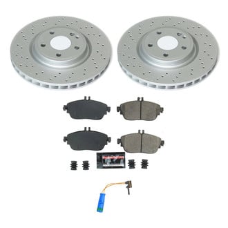 PowerStop® - Z23 Evolution Geomet® Plain Front Brake Kit
