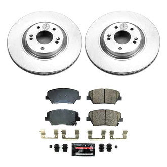 PowerStop® - Z23 Evolution Geomet® Plain Front Brake Kit