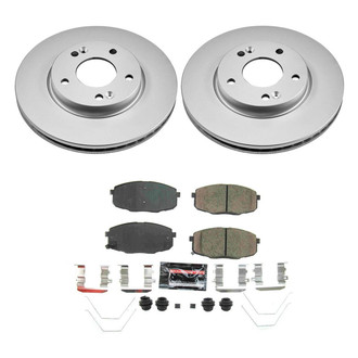 PowerStop® - Z23 Evolution Geomet® Plain Front Brake Kit