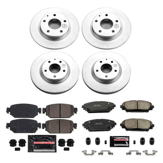 PowerStop® - Z23 Evolution Geomet® Plain Front and Rear Brake Kit