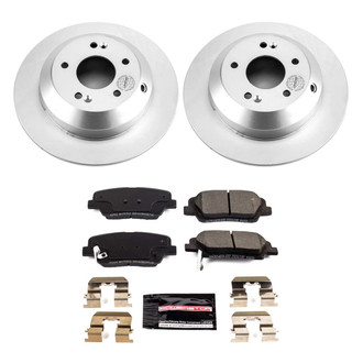 PowerStop® - Z23 Evolution Geomet® Plain Rear Brake Kit