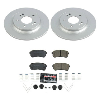 PowerStop® - Z23 Evolution Geomet® Plain Rear Brake Kit
