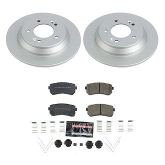 PowerStop® - Z23 Evolution Geomet® Plain Rear Brake Kit
