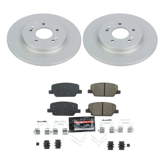 PowerStop® - Z23 Evolution Geomet® Plain Rear Brake Kit