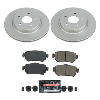 PowerStop® - Z23 Evolution Geomet® Plain Rear Brake Kit