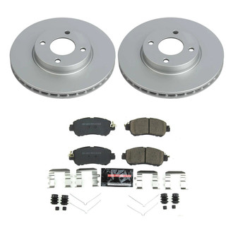 PowerStop® - Z23 Evolution Geomet® Plain Front Brake Kit