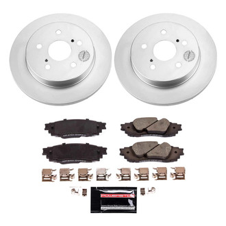 PowerStop® - Z23 Evolution Geomet® Plain Rear Brake Kit