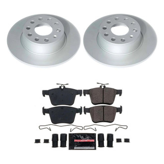PowerStop® - Z23 Evolution Geomet® Plain Rear Brake Kit