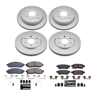 PowerStop® - Z23 Evolution Geomet® Plain Front and Rear Brake Kit