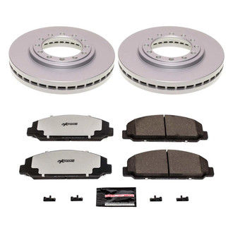 PowerStop® - Z36 Evolution Geomet® Plain Front Brake Kit