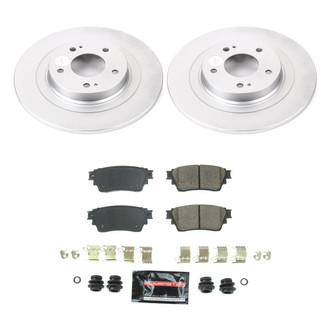 PowerStop® - Z23 Evolution Geomet® Plain Rear Brake Kit