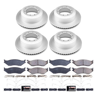 PowerStop® - Z23 Evolution Geomet® Plain Front and Rear Brake Kit