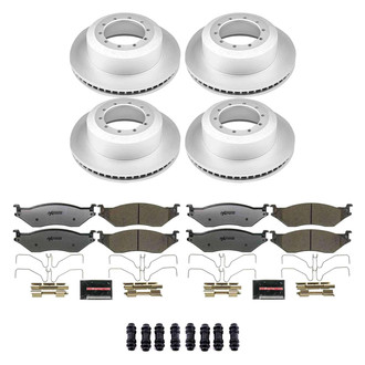 PowerStop® - Z36 Evolution Geomet® Plain Front and Rear Brake Kit