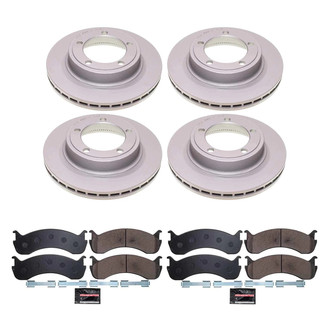 PowerStop® - Z36 Evolution Geomet® Plain Front and Rear Brake Kit