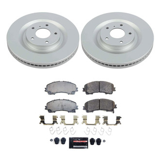 PowerStop® - Z23 Evolution Geomet® Plain Front Brake Kit