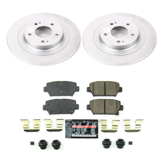 PowerStop® - Z23 Evolution Geomet® Plain Rear Brake Kit