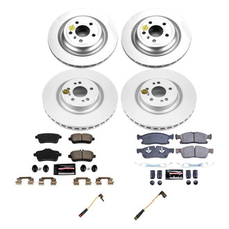 PowerStop® - Z23 Evolution Geomet® Plain Front and Rear Brake Kit