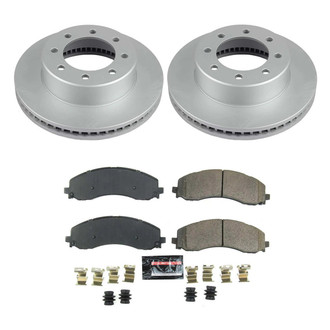 PowerStop® - Z23 Evolution Geomet® Plain Front Brake Kit