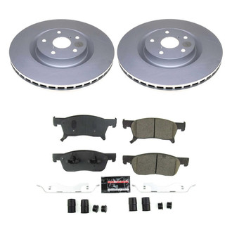 PowerStop® - Z23 Evolution Geomet® Plain Front Brake Kit