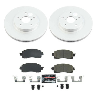 PowerStop® - Z23 Evolution Geomet® Plain Front Brake Kit