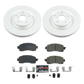 PowerStop® - Z23 Evolution Geomet® Plain Front Brake Kit