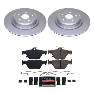 PowerStop® - Z23 Evolution Geomet® Plain Rear Brake Kit
