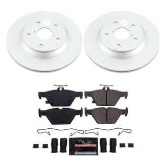 PowerStop® - Z23 Evolution Geomet® Plain Rear Brake Kit