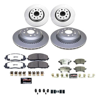 PowerStop® - Z36 Evolution Geomet® Plain Front and Rear Brake Kit