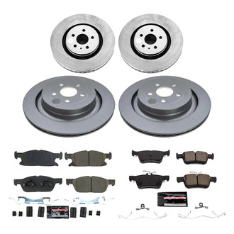 PowerStop® - Z23 Evolution Geomet® Plain Front and Rear Brake Kit
