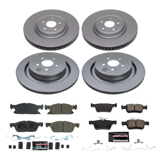 PowerStop® - Z23 Evolution Geomet® Plain Front and Rear Brake Kit