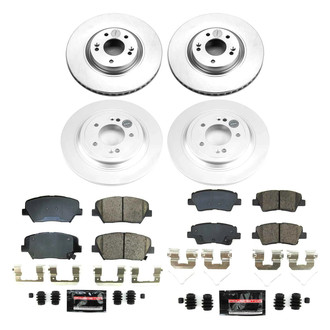 PowerStop® - Z23 Evolution Geomet® Plain Front and Rear Brake Kit