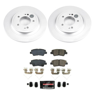 PowerStop® - Z23 Evolution Geomet® Plain Rear Brake Kit