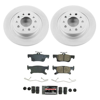 PowerStop® - Z23 Evolution Geomet® Plain Rear Brake Kit