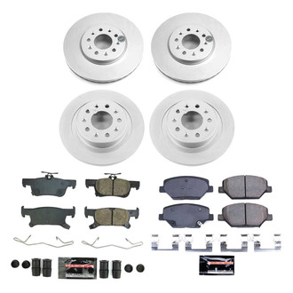 PowerStop® - Z23 Evolution Geomet® Plain Front and Rear Brake Kit