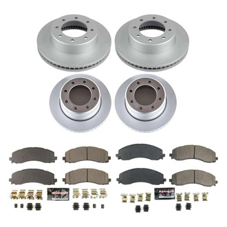 PowerStop® - Z23 Evolution Geomet® Plain Front and Rear Brake Kit