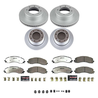 PowerStop® - Z36 Evolution Geomet® Plain Front and Rear Brake Kit