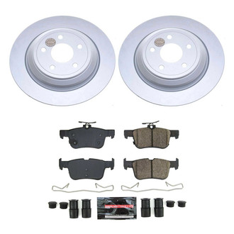 PowerStop® - Z23 Evolution Geomet® Plain Rear Brake Kit