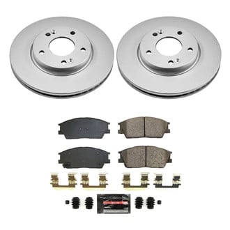 PowerStop® - Z23 Evolution Geomet® Plain Front Brake Kit