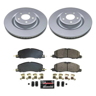 PowerStop® - Z23 Evolution Geomet® Plain Front Brake Kit