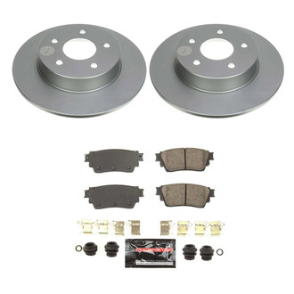PowerStop® - Z23 Evolution Geomet® Plain Rear Brake Kit
