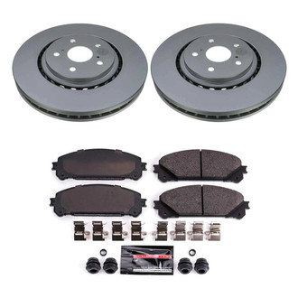 PowerStop® - Z23 Evolution Geomet® Plain Front Brake Kit