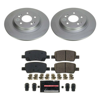 PowerStop® - Z23 Evolution Geomet® Plain Rear Brake Kit