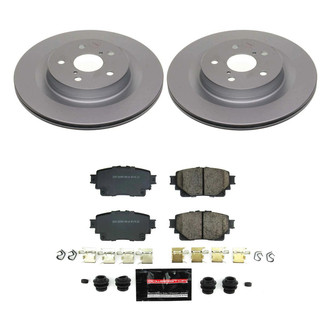 PowerStop® - Z23 Evolution Geomet® Plain Rear Brake Kit
