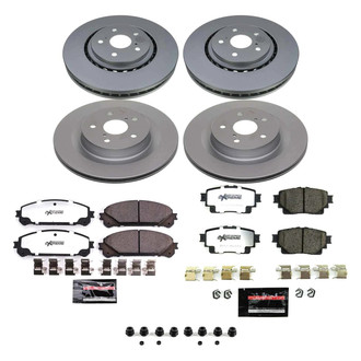 PowerStop® - Z36 Evolution Geomet® Plain Front and Rear Brake Kit