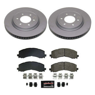 PowerStop® - Z23 Evolution Geomet® Plain Front Brake Kit