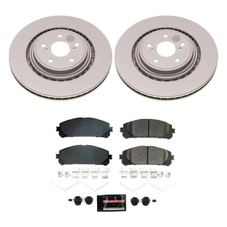 PowerStop® - Z23 Evolution Geomet® Plain Front Brake Kit