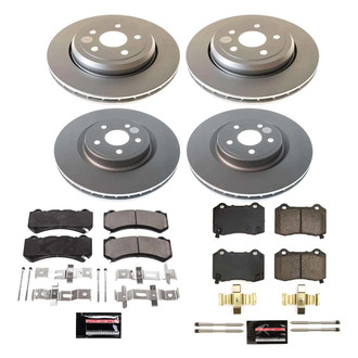 PowerStop® - Z23 Evolution Geomet® Plain Front and Rear Brake Kit