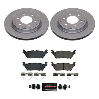 PowerStop® - Z23 Evolution Geomet® Plain Rear Brake Kit