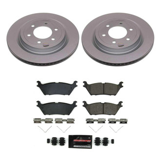 PowerStop® - Z23 Evolution Geomet® Plain Rear Brake Kit