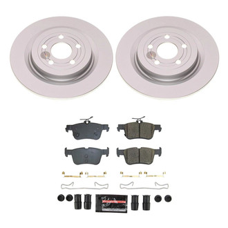 PowerStop® - Z23 Evolution Geomet® Plain Rear Brake Kit